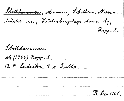 Bild på arkivkortet för arkivposten Stolldammen