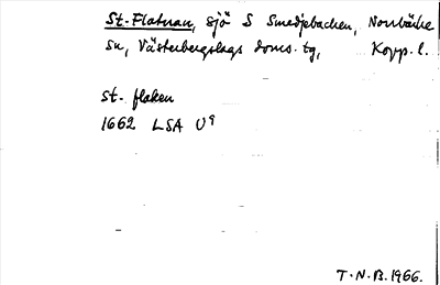 Bild på arkivkortet för arkivposten Stora Flatnan
