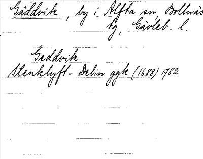 Bild på arkivkortet för arkivposten Gäddvik