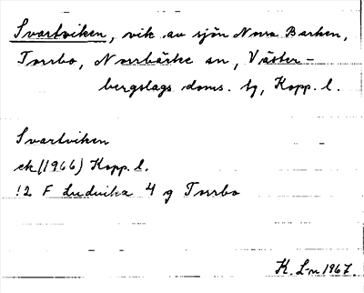 Bild på arkivkortet för arkivposten Svartviken