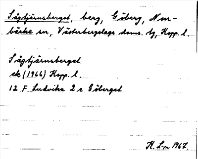 Bild på arkivkortet för arkivposten Sågtjärnsberget