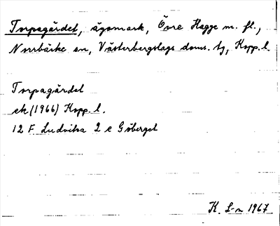 Bild på arkivkortet för arkivposten Torpagärdet