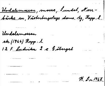 Bild på arkivkortet för arkivposten Uvdalsmossen