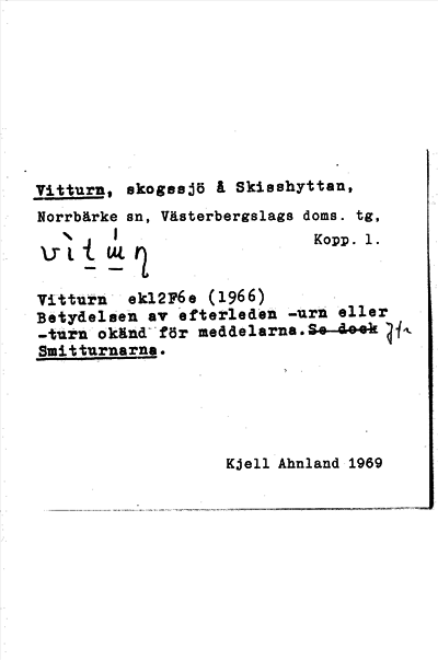 Bild på arkivkortet för arkivposten Vitturn