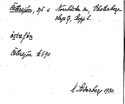 Bild på arkivkortet för arkivposten Östersjön