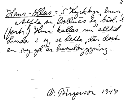 Bild på arkivkortet för arkivposten Hans-Ollas