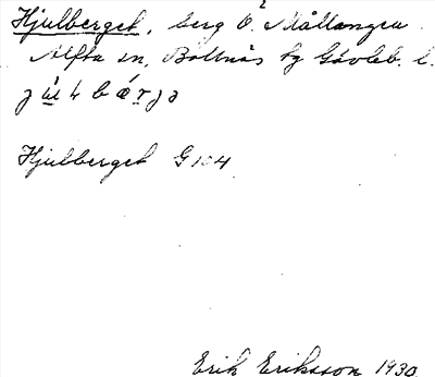Bild på arkivkortet för arkivposten Hjulberget