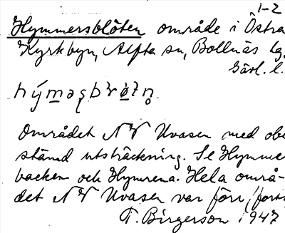 Bild på arkivkortet för arkivposten Hymmersblöten