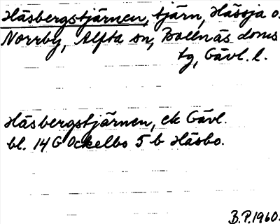 Bild på arkivkortet för arkivposten Häsbergstjärnen