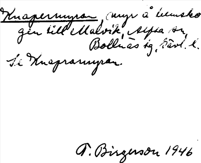 Bild på arkivkortet för arkivposten Knapermyran