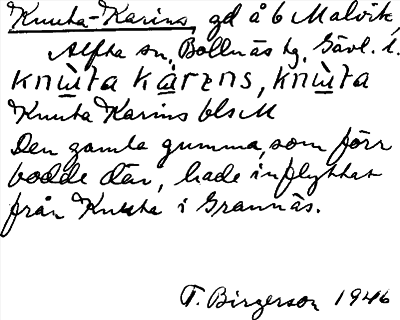 Bild på arkivkortet för arkivposten Knuta-Karins