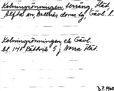 Bild på arkivkortet för arkivposten Kolningrönningen