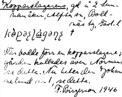 Bild på arkivkortet för arkivposten Kopparslagarens