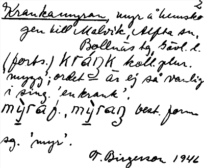 Bild på arkivkortet för arkivposten Krankamyran