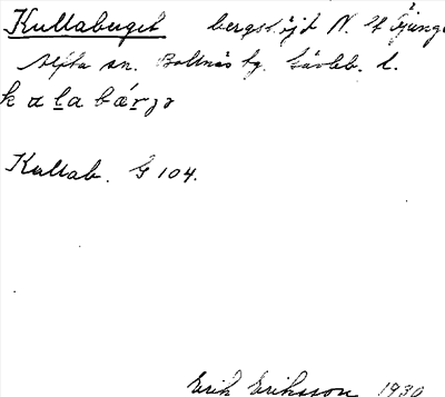 Bild på arkivkortet för arkivposten Kullaberget