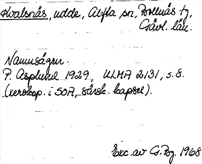 Bild på arkivkortet för arkivposten Kvalsnäs
