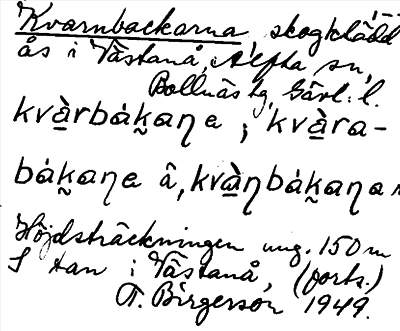 Bild på arkivkortet för arkivposten Kvarnbackarna