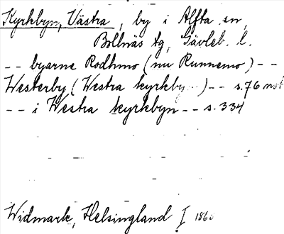 Bild på arkivkortet för arkivposten Kyrkbyn, Västra