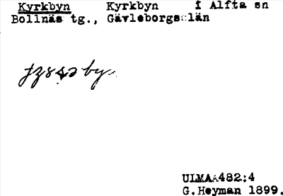 Bild på arkivkortet för arkivposten Kyrkbyn