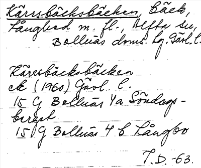 Bild på arkivkortet för arkivposten Kärrsbäcksbäcken