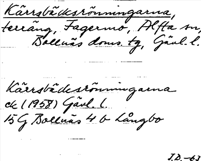 Bild på arkivkortet för arkivposten Kärrsbäcksrönningarna