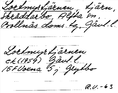Bild på arkivkortet för arkivposten Lortmyrtjärnen