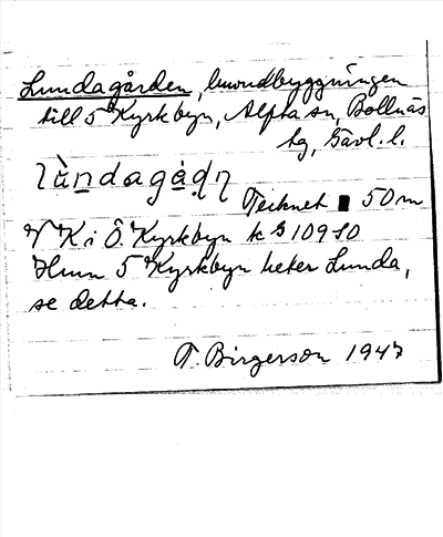 Bild på arkivkortet för arkivposten Lundagården