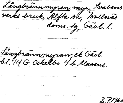 Bild på arkivkortet för arkivposten Långbrännmyran