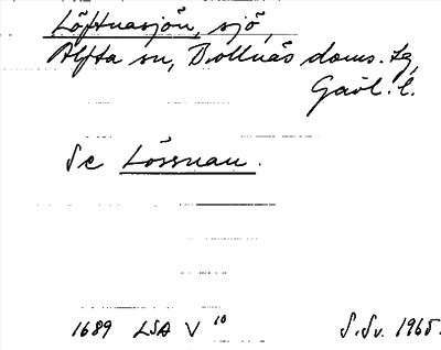 Bild på arkivkortet för arkivposten Löftnasjön