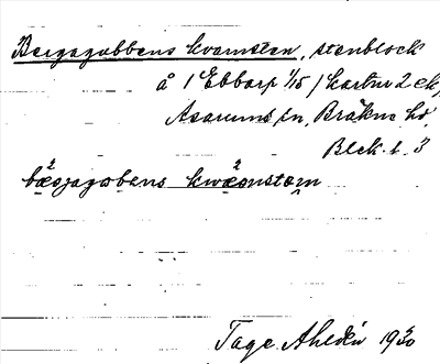 Bild på arkivkortet för arkivposten Bergagubbens kvarnsten