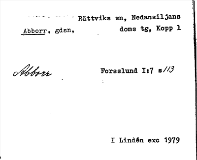 Bild på arkivkortet för arkivposten Abborr