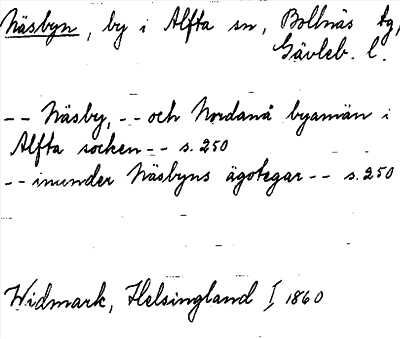 Bild på arkivkortet för arkivposten Näsbyn