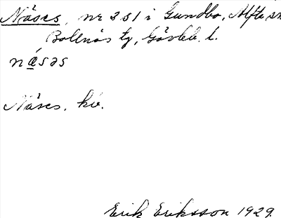 Bild på arkivkortet för arkivposten Näses
