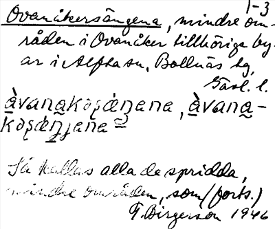 Bild på arkivkortet för arkivposten Ovanåkersängena