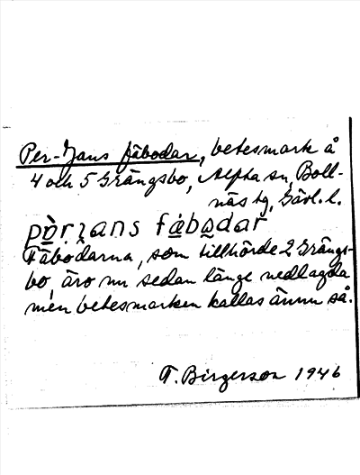 Bild på arkivkortet för arkivposten Per-Jans fäbodar