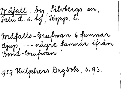Bild på arkivkortet för arkivposten Bråfall