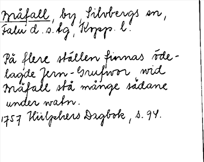 Bild på arkivkortet för arkivposten Bråfall