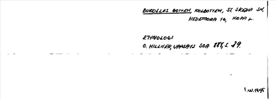 Bild på arkivkortet för arkivposten Burolles botten