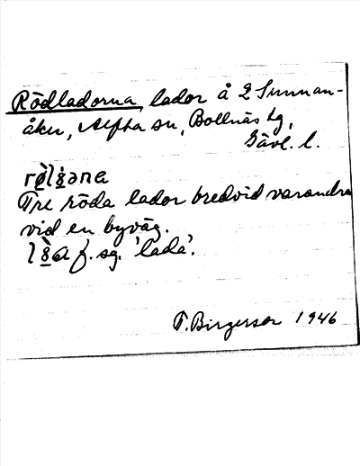 Bild på arkivkortet för arkivposten Rödladorna