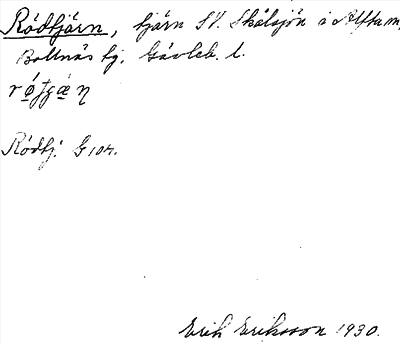 Bild på arkivkortet för arkivposten Rödtjärn