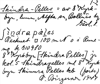 Bild på arkivkortet för arkivposten Skindra-Pelles