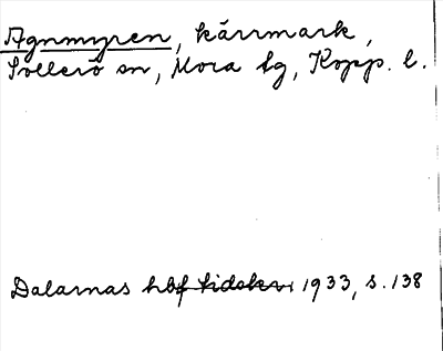 Bild på arkivkortet för arkivposten Agnmyren