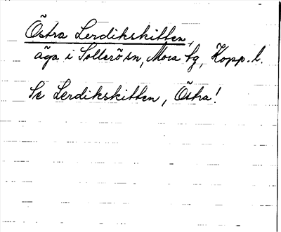 Bild på arkivkortet för arkivposten Östra Lerdikskitten