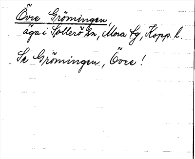 Bild på arkivkortet för arkivposten Övre Grömingen