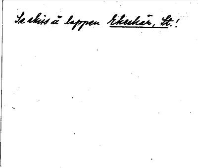 Bild på baksidan av arkivkortet för arkivposten Bökehallsnabb