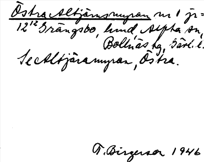 Bild på arkivkortet för arkivposten Östra Altjärnsmyran