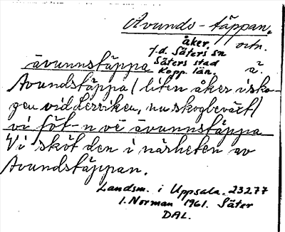 Bild på arkivkortet för arkivposten Avunds-täppan
