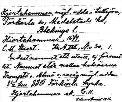 Bild på arkivkortet för arkivposten Hjortahammar