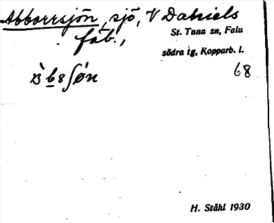 Bild på arkivkortet för arkivposten Abborrsjön