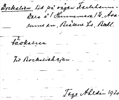 Bild på arkivkortet för arkivposten Bockalien